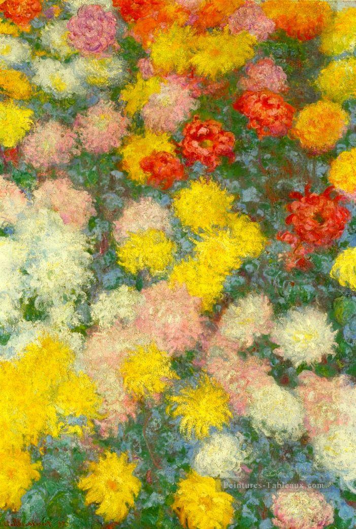 Chrysanthèmes III Claude Monet Peintures à l'huile